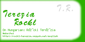 terezia rockl business card